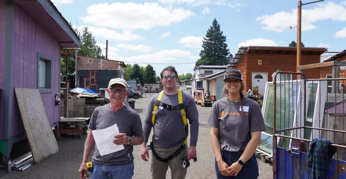 Solar Installation Volunteer Team